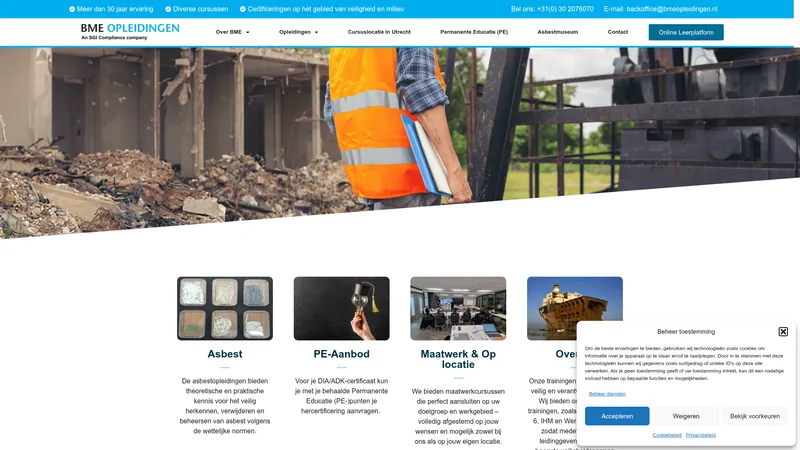 Website van BME Opleidingen