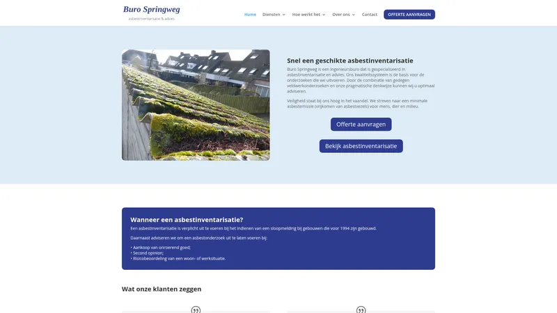 Website van Buro Springweg