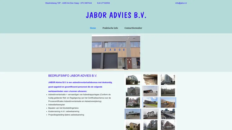 Website van Jabor Advies B.V