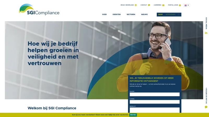 Website van Kiwa