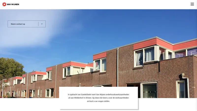Website van Middenhof Almere