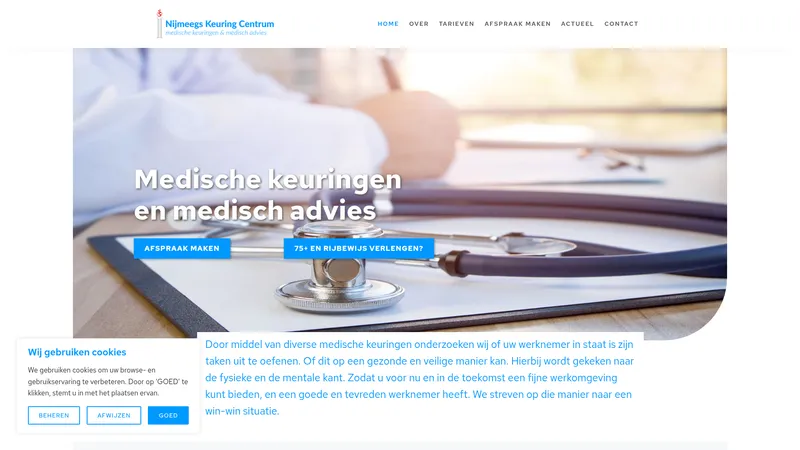Website van N-K-C Realisatie Studio