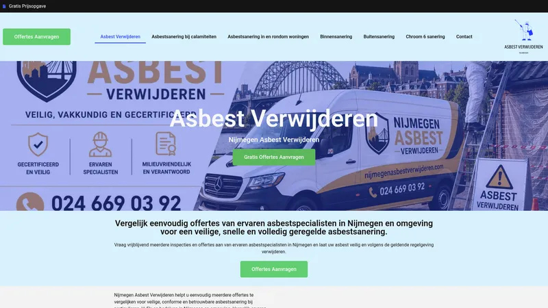 Website van Nijmegen Asbest Verwijderen