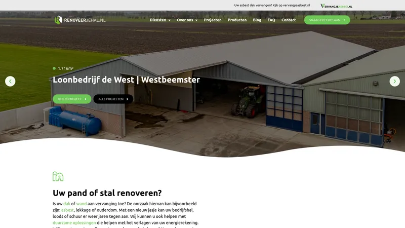 Website van Renoveerjehal