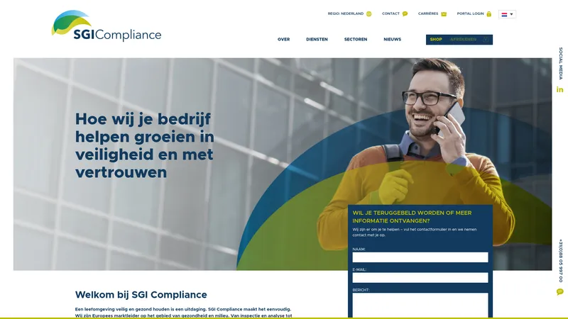Website van SGI Compliance