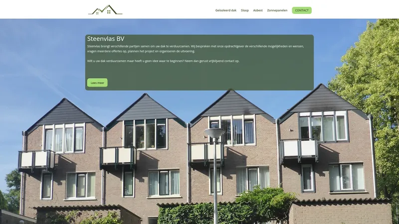 Website van Steenvlas BV