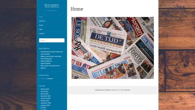 Website van Versvdpers