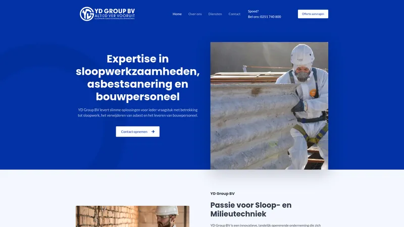 Website van YD Group